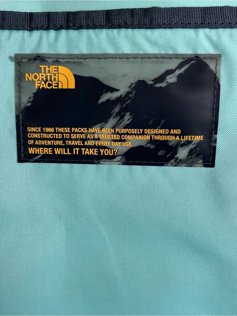 Mint green The North Face Jester backpack